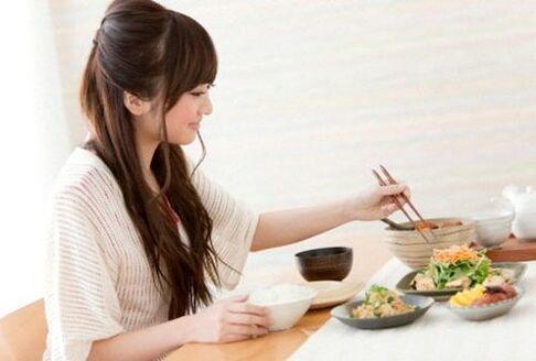 جاپانی غذا پر کھانا